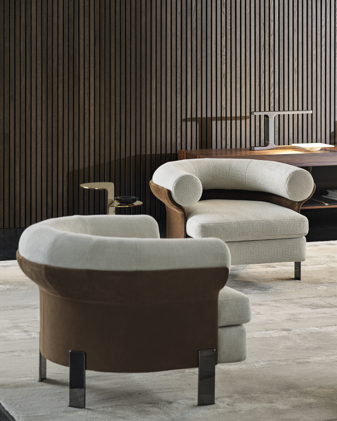 PILOTIS - Side tables from Minotti