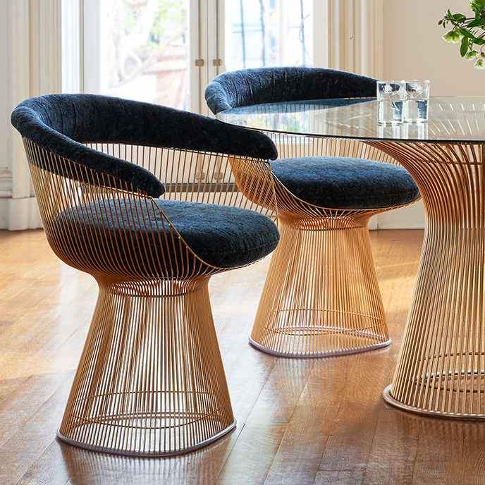 Platner Gold Side Chair