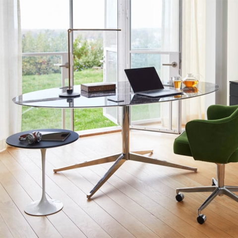 Florence Knoll Oval and Round Tables
