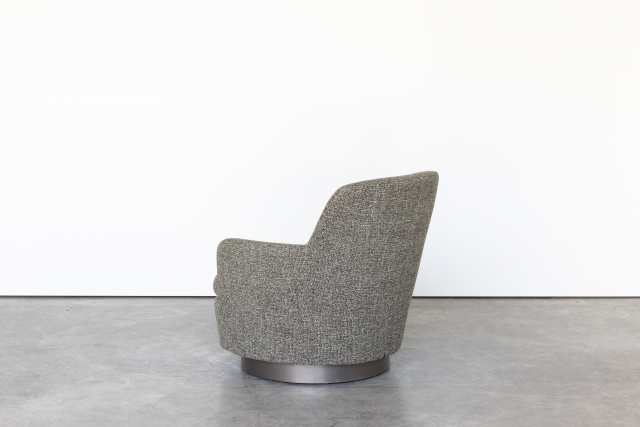 Jacques high swivel armchair