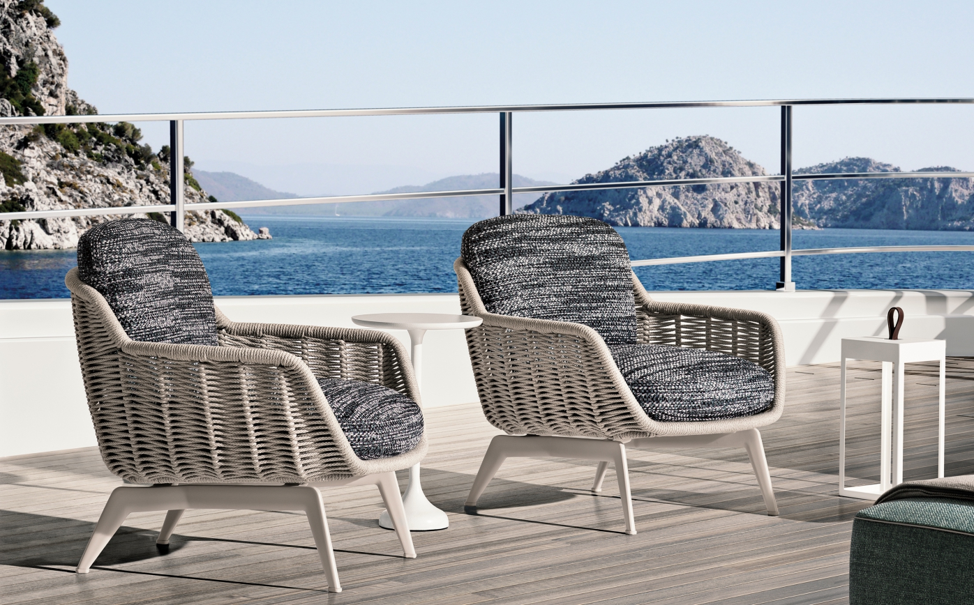 Belt Cord Outdoor Armchair