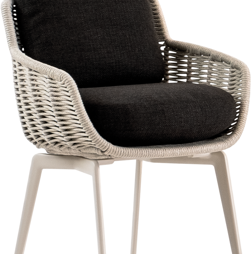 Belt Cord Outdoor Dining Chair