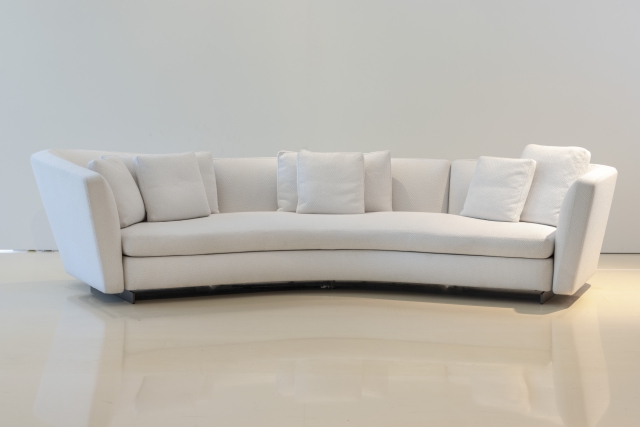 Seymour semi round sofa