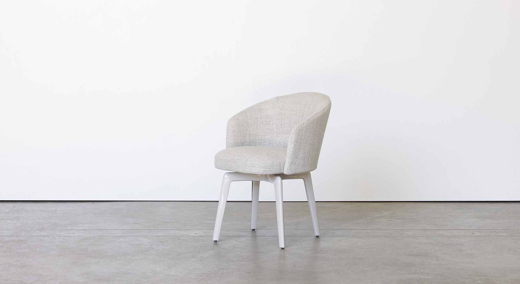 Amelie dining swivel armchair - dedece