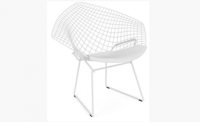 Bertoia diamond armchair