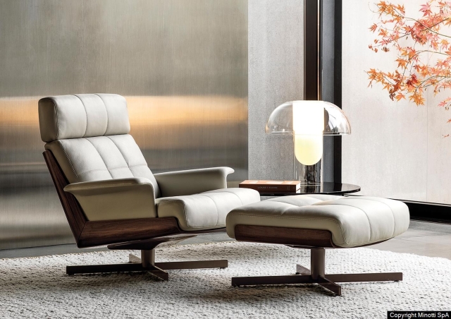 Daiki armchair + footstool