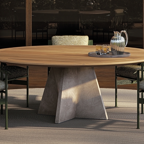 Brutalist Dining Table Outdor