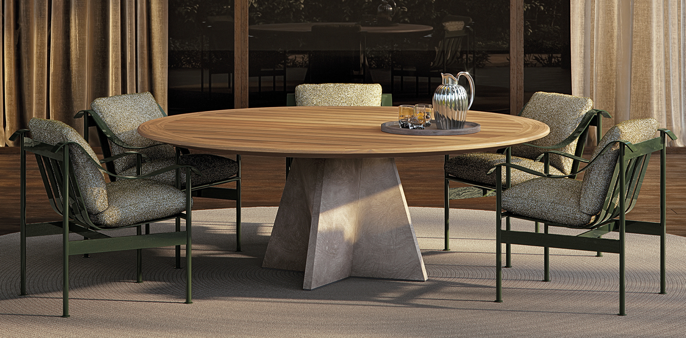 Brutalist Dining Table Outdor